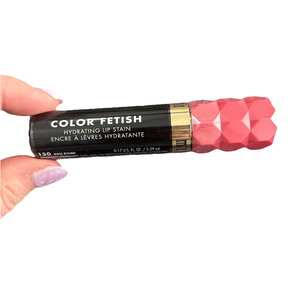 New/Sealed Milani Color Fetish Hydrating Lip Stain Rose Rising Full Size